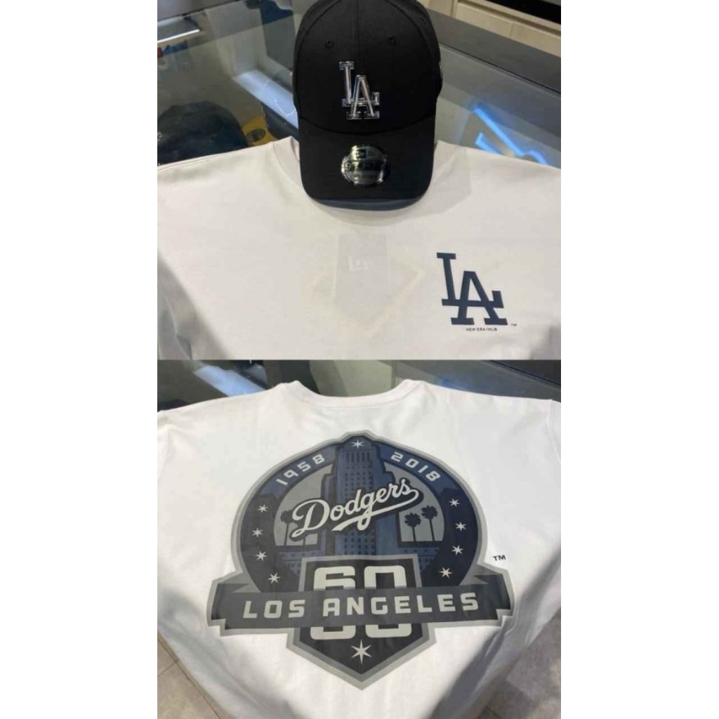 T-shirt mlb la dodgers white
