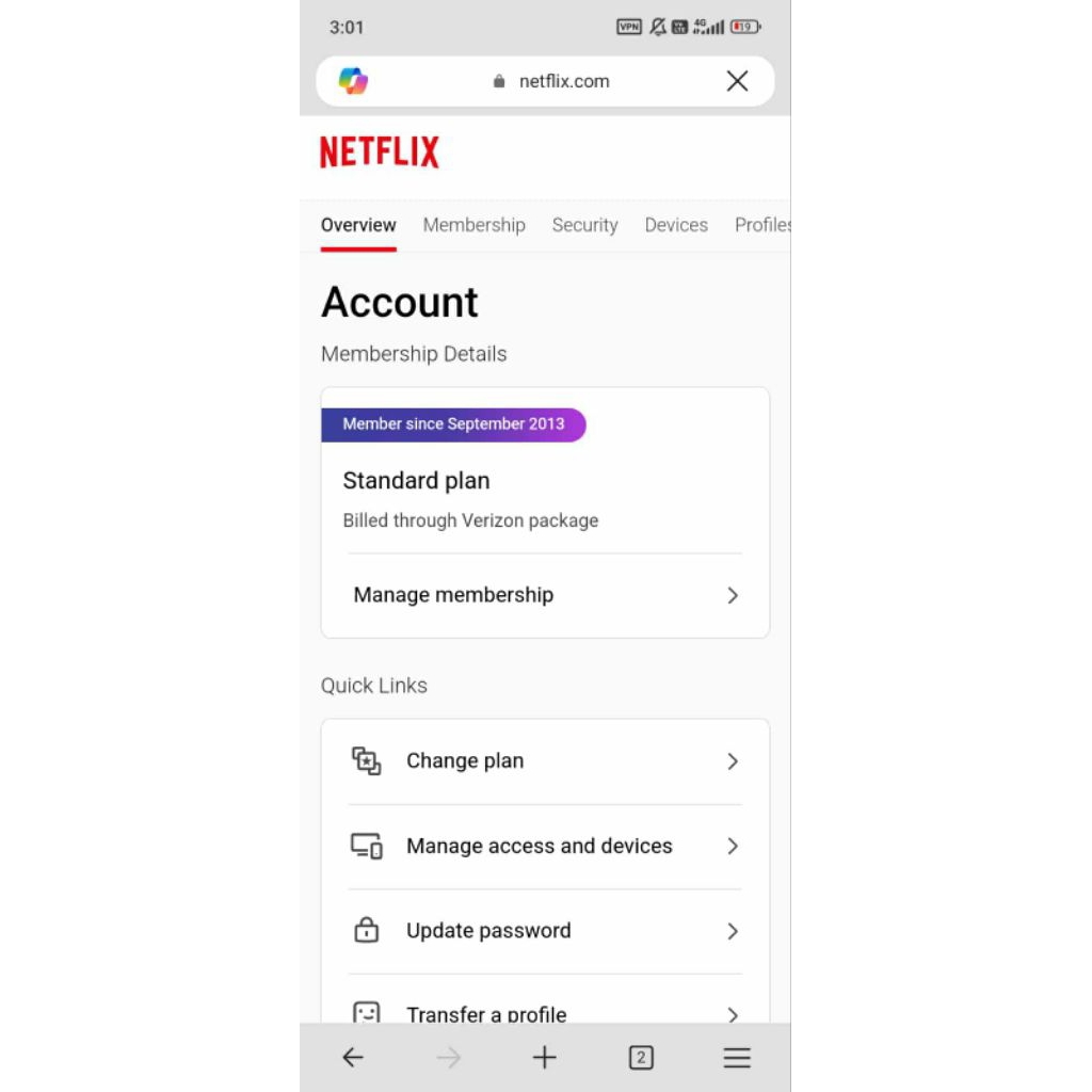 NETFLIX PREMIUM SEMI PRIVATE