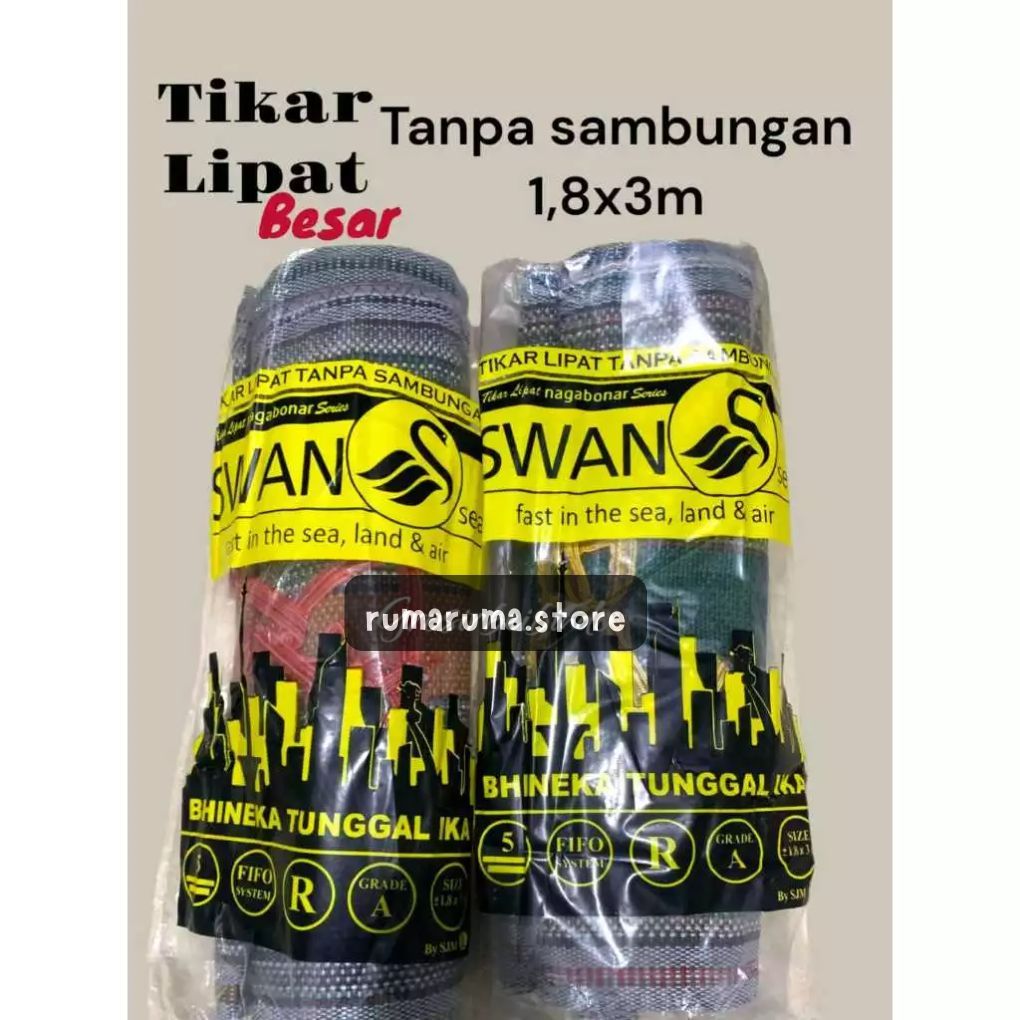 RUMARUMA - Tikar Lipat Multifungsi Merk Swan Sea Tanpa Sambungan Ukuran 1,8mx3m || Tikar Hajatan || 