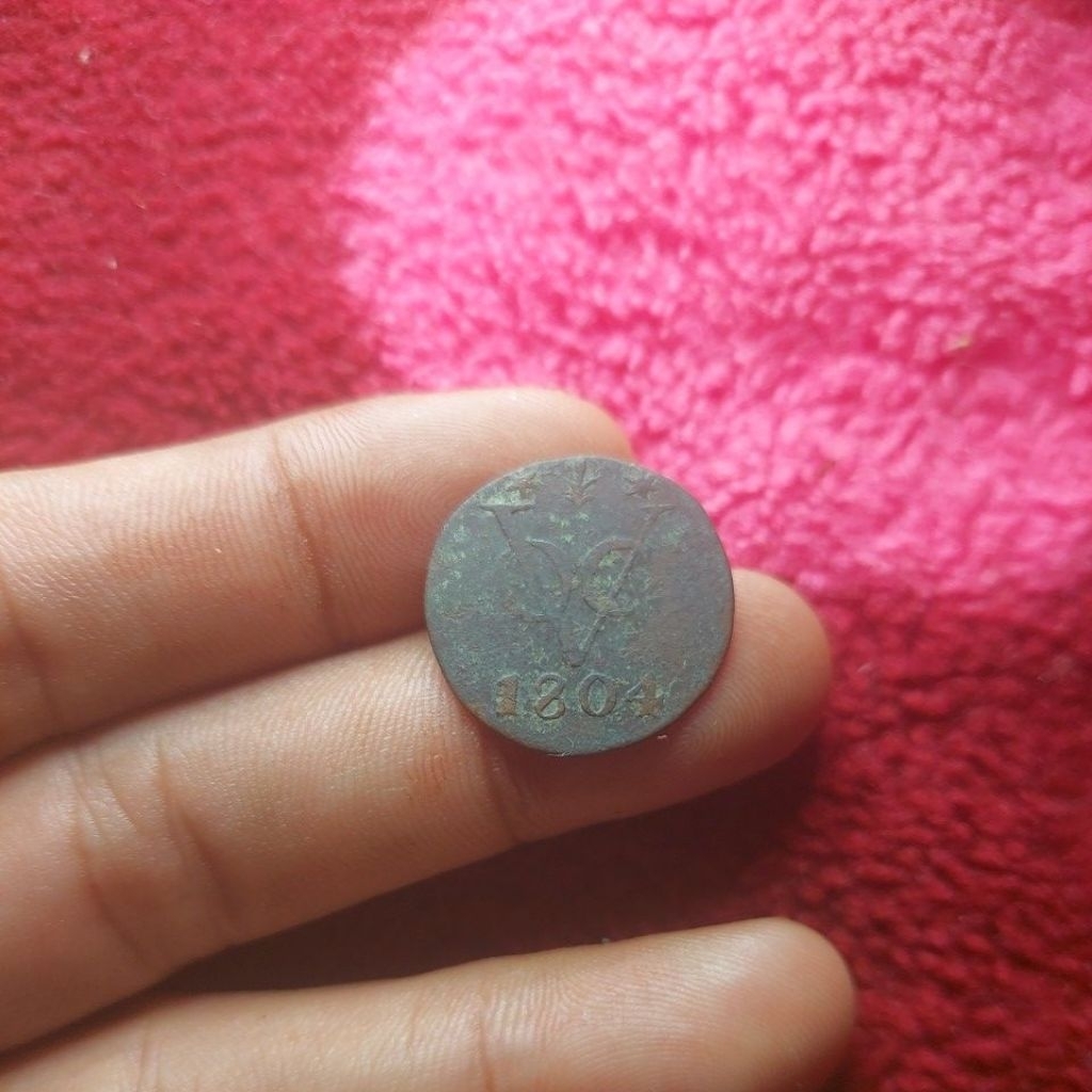 Koin Voc Gelderland 1804 asli.