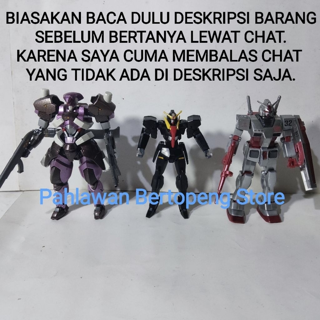 Set HG Seraphim Gundam, Amida Hyakuren, & RX-78-2 UNIQLO Ver. [Bandai] - ( TAG : Wing Barbatos Calib