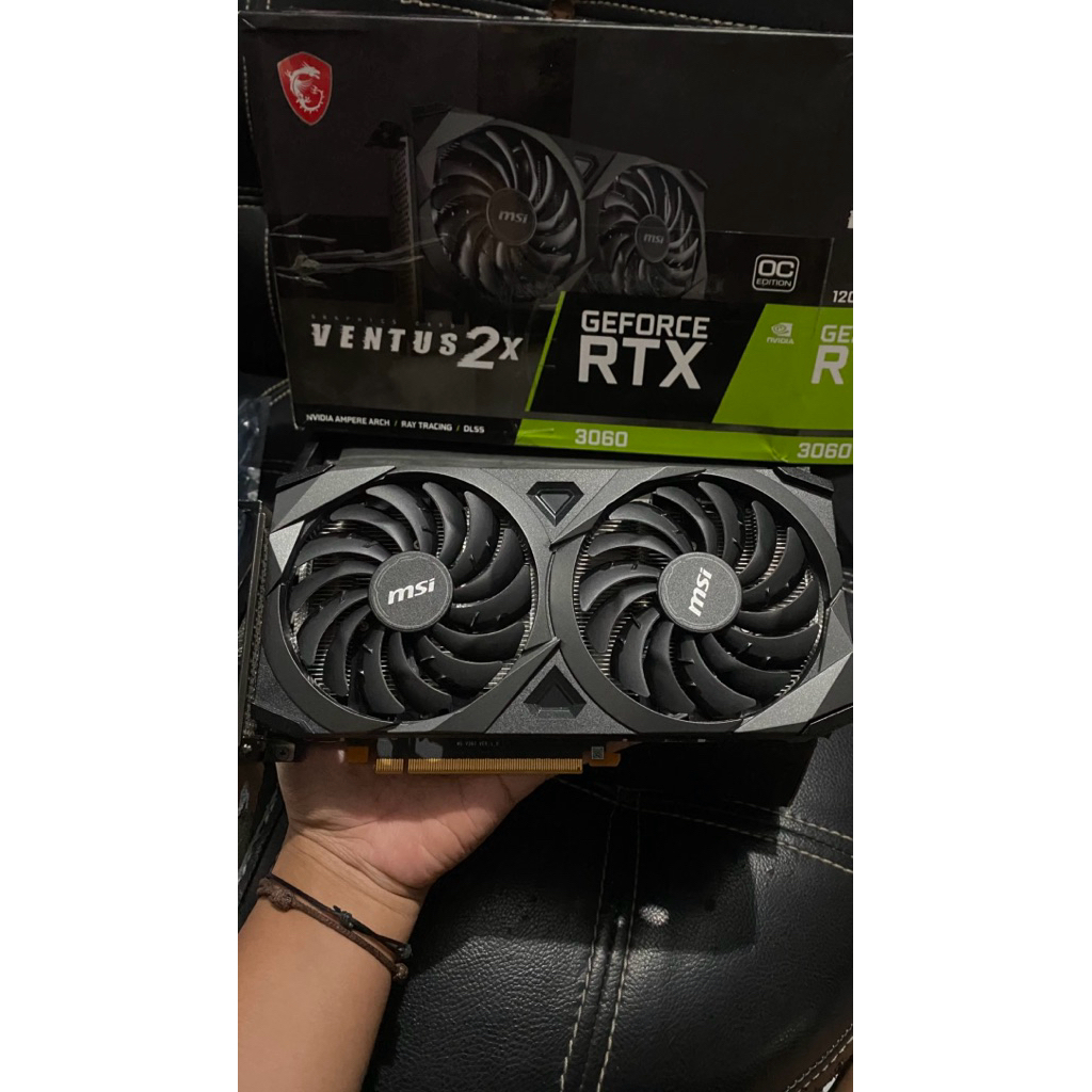 RTX 3060 12gb Msi Ventus 2x Segel