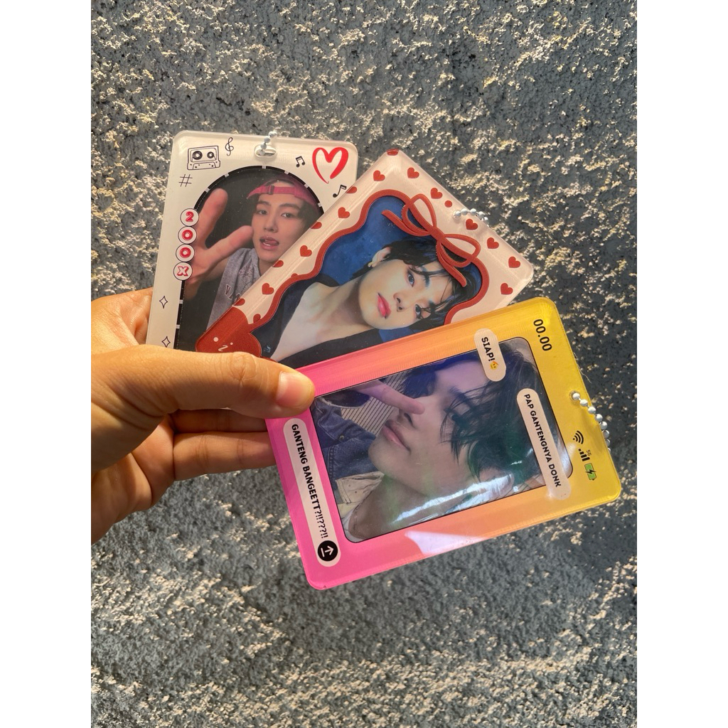 cahol pc holder acrylic cahol acrilic kpop unik