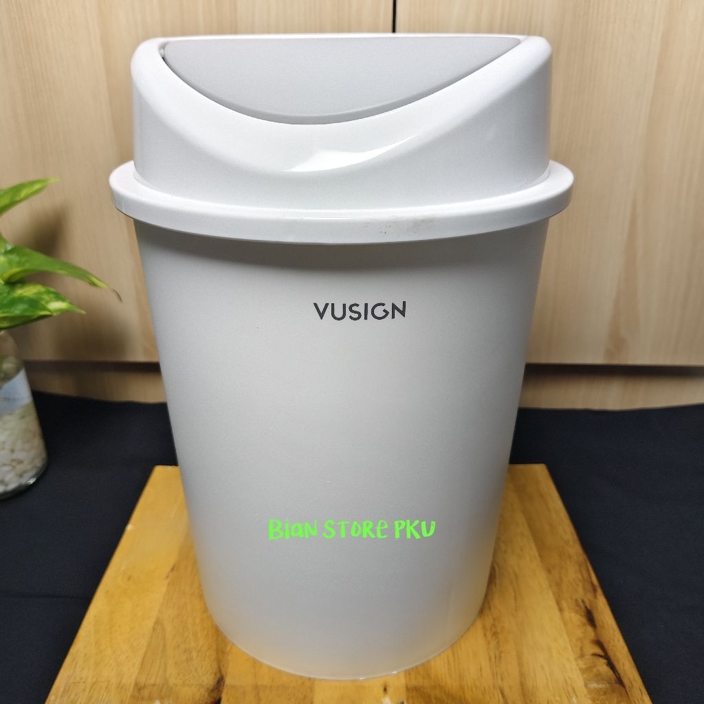 BIAN STORE | Tong Sampah Vusign | Tong Sampah Tutup Goyang | Tong Sampah Aesthetic | Tong Sampah Min