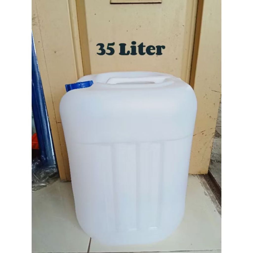 JERIGEN 35 LITER PUTIH / 35 LITER UKURAN DARI PABRIK / DERIGEN / DRIGEN / JRIGEN