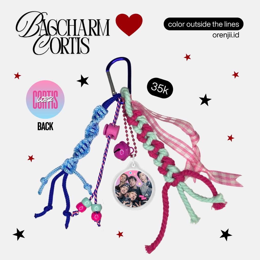 [PREORDER] Bagcharm CORTIS Kpop /Keychain CORTIS /Gantungan Kunci CORTIS /Ganci CORTIS / CORTIS Merc