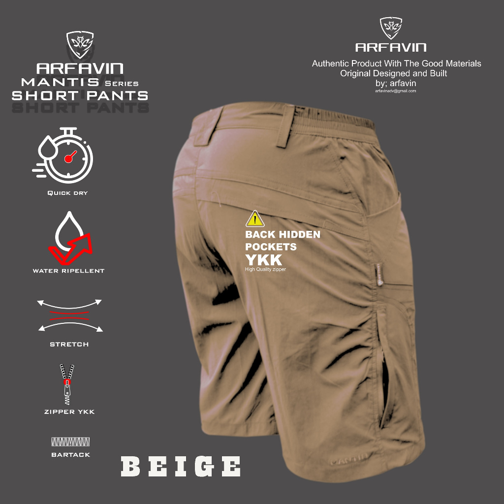 CELANA PENDEK ARFAVIN CELANA OUTDOOR
