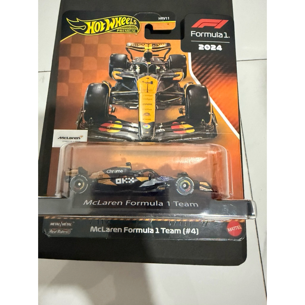 HotWheels Premium F1 Mclaren No4