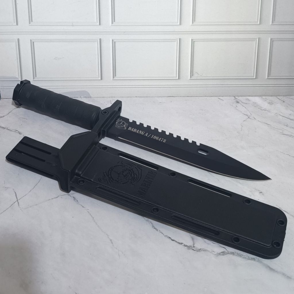 PISAU TACTICAL KOMANDO MARINIR 34CM FRE CUSTOM GRAFIR