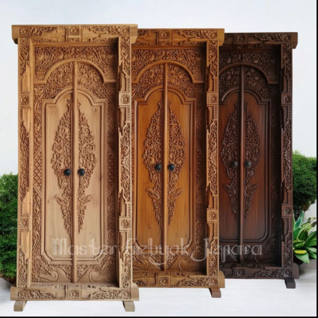 MASTER GEBYOK JEPARA pintu angkul Bali / pintu ukir khas bali