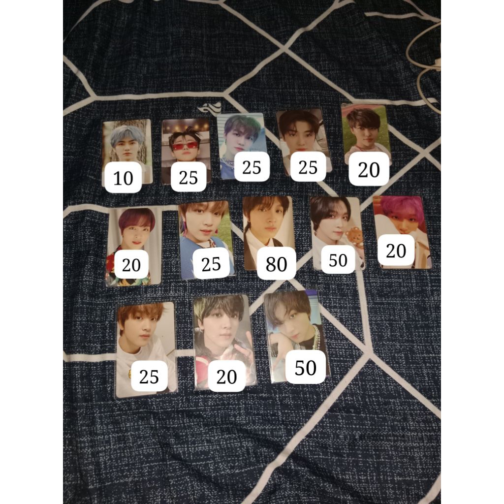 PHOTO CARD JAEMIN, MARK, SUHO, CHANYEOL, TAEYONG, HAECHAN