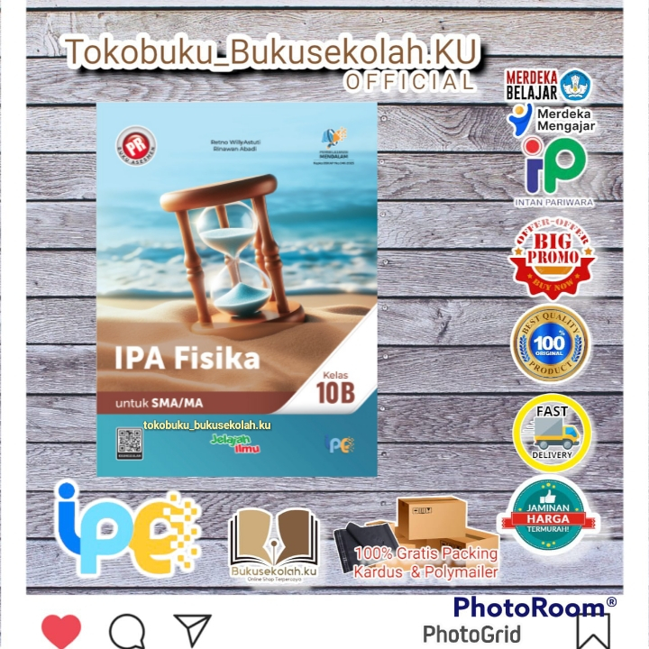 diskon Buku PR interaktif Kurikulum Merdeka IPA FISIKA KELAS 10 SEMESTER 1, SEMESTER 2  SMA/MA Terba