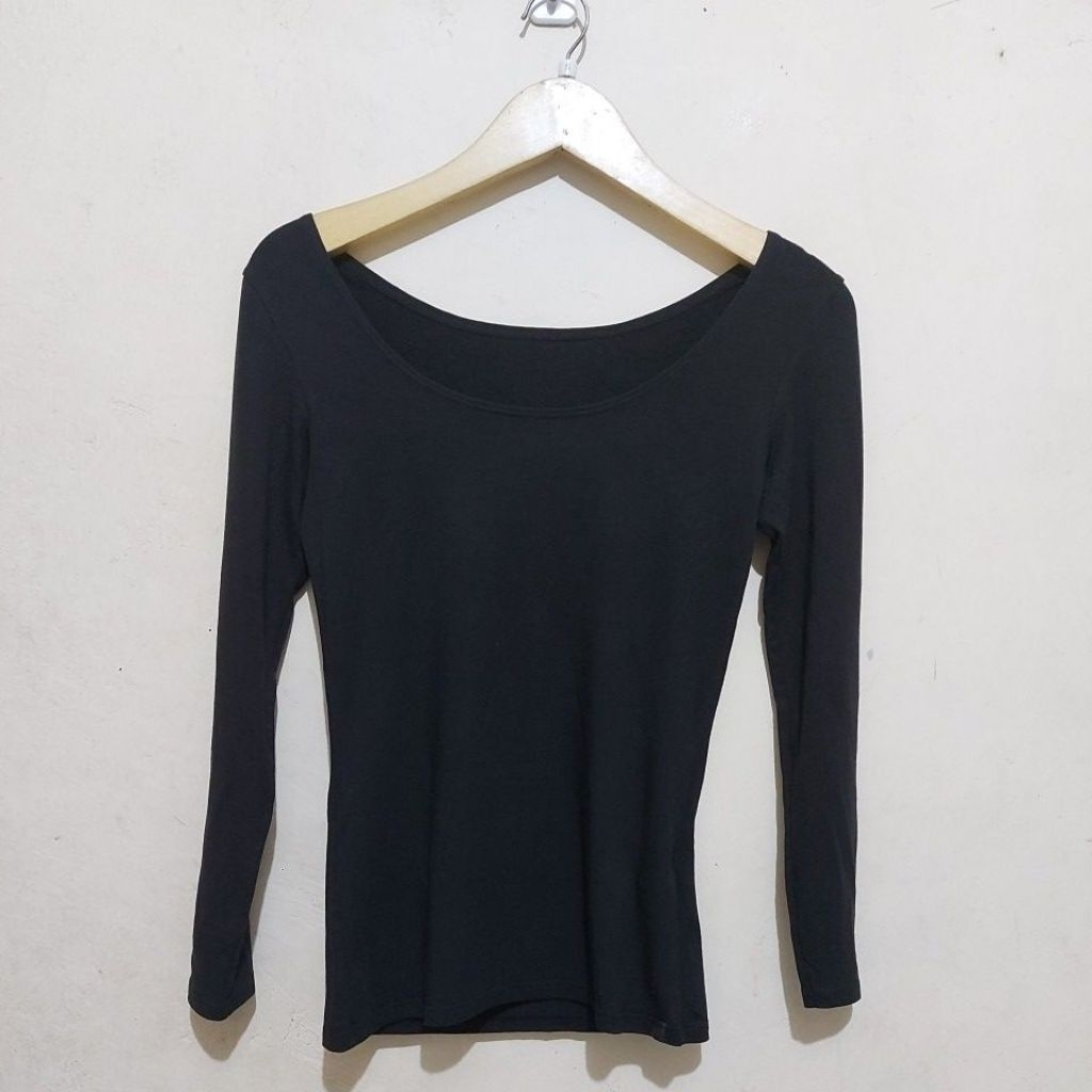 Tshirt Heattech extrawarm scoop neck UNI(defect)*S