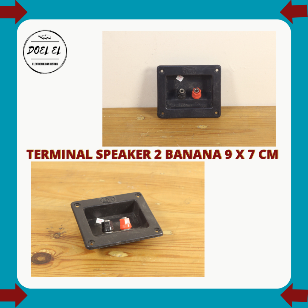 TERMINAL BOX SPEAKER PLUS 2 BANANA | TERMINAL SPEAKER KOTAK
