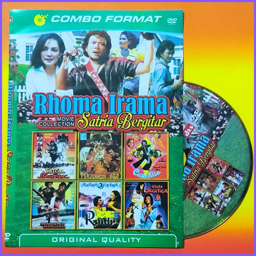 Kaset Film Indonesia Jadul Lawas Koleksi Rhoma irama Pilihan Satria Bergitar Campuran Pilihan Terpop