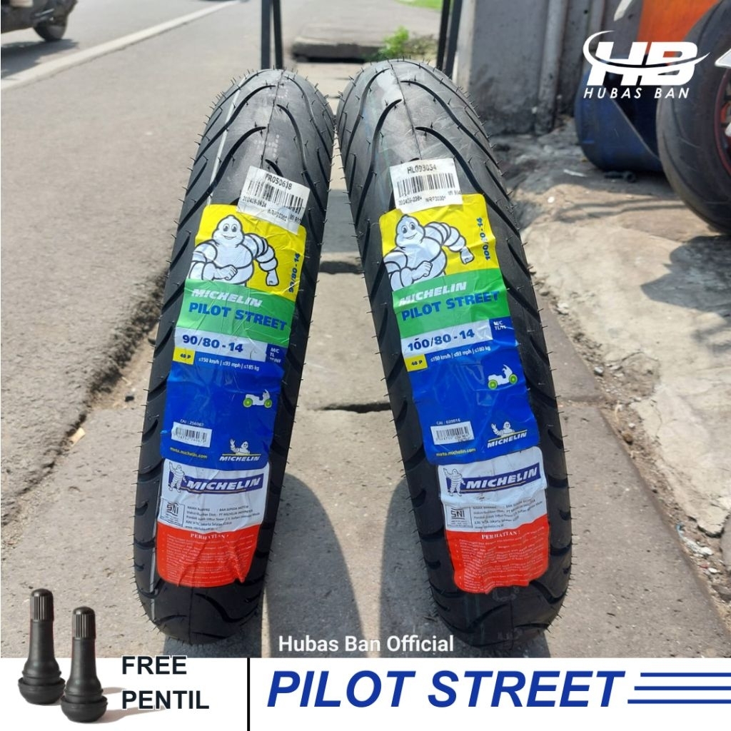 PROMO Ban michelin Pilot Street Ring 14 Tubeles Original