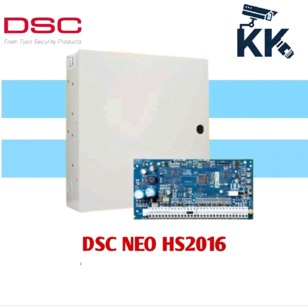DSC Panel Alarm Neo 6 Zone HS2016 dengan LCD Keypad