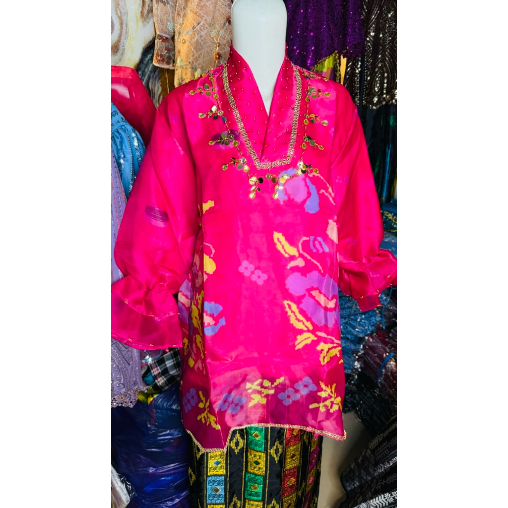 baju bodo Organza modern khas Bugis makassar murah