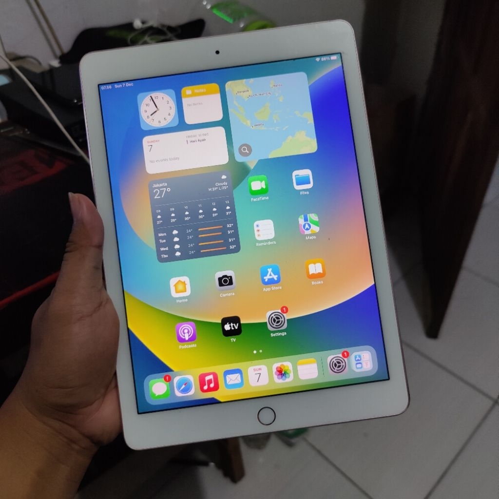 (zee) ipad pro 9.7 128gb bypass wifi rosegold