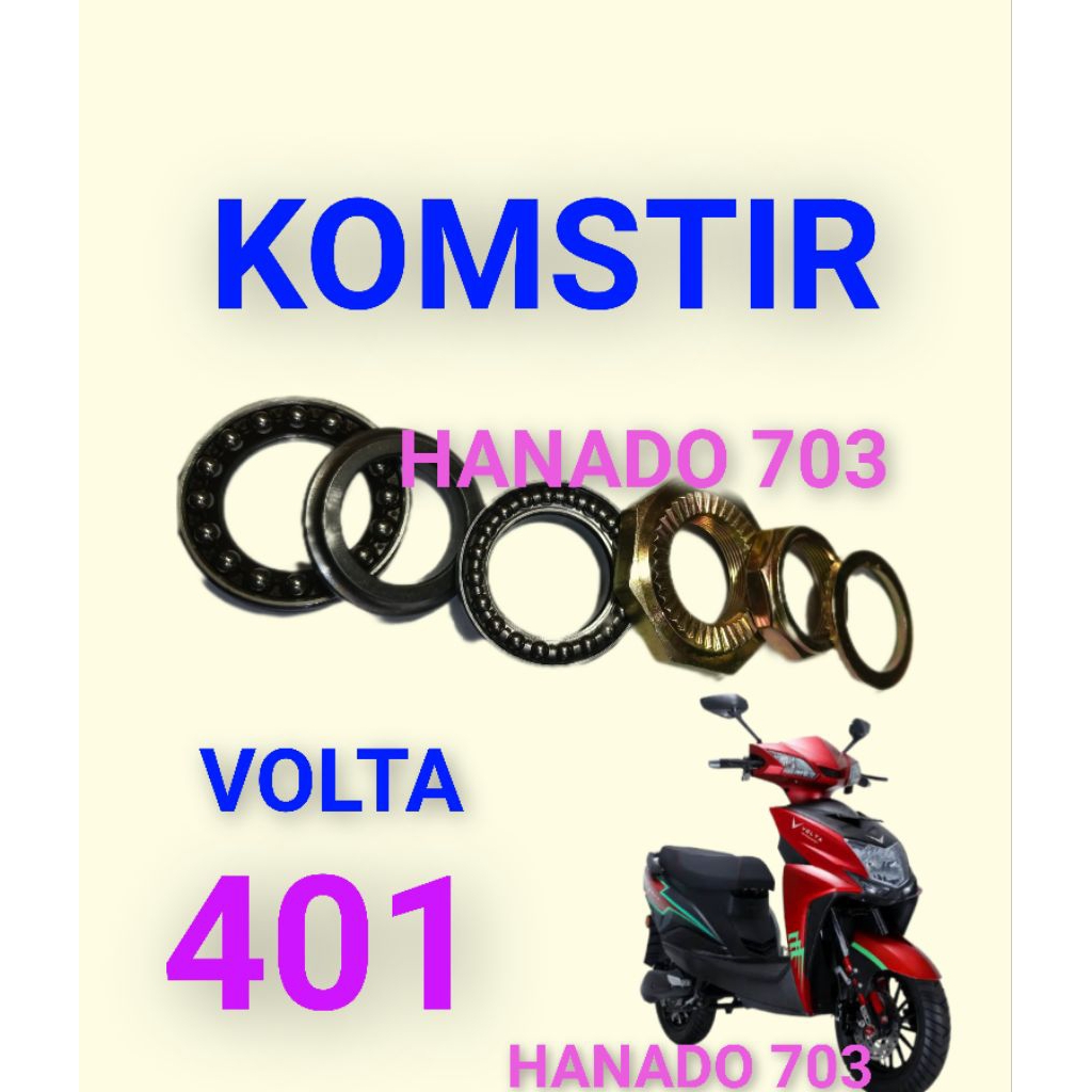 komstir motor listrik volta 401 kones headset komfork sepeda listrik volta 401