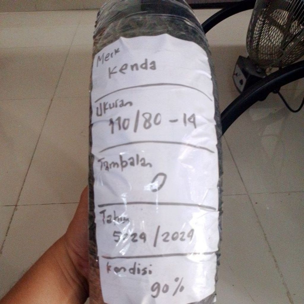 Ban Motor Matic 110 / 80 - Ring 14 Kenda Tubeless Copotan Original Masih Tebel Tahun 2024 ( 5024 )