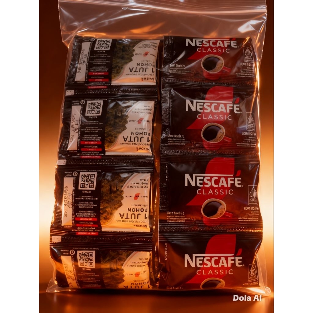 Nescafe kopi instan  renteng Nescafe classic