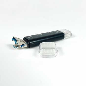 Natrberg Card Reader USB 2.0 Micro Type C OTG MicroSD Card USB - D-188