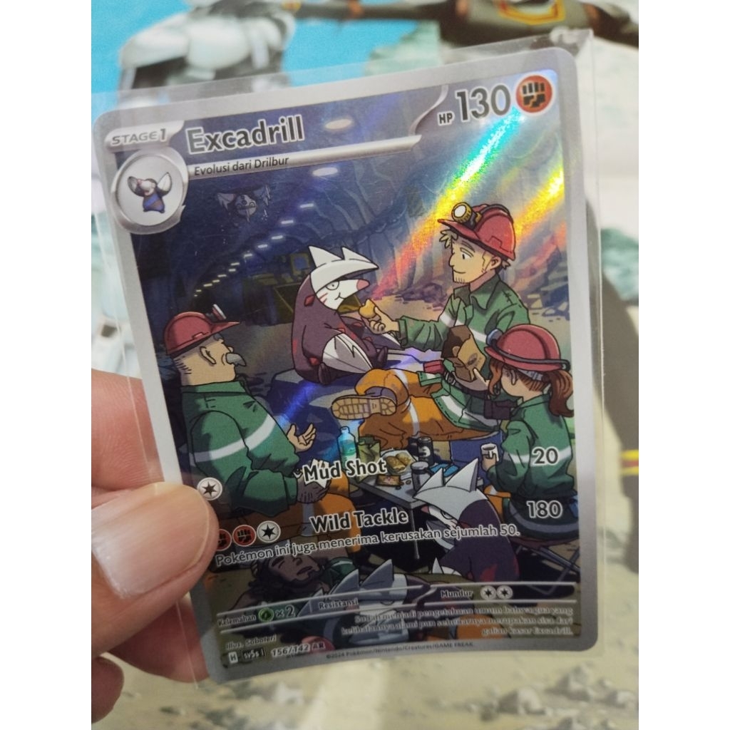 kartu pokemon art rare excadrill
