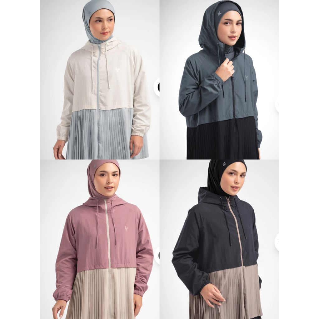 LADYFIT RUNERA PLEATED JACKET BY HEYLOCAL.ID