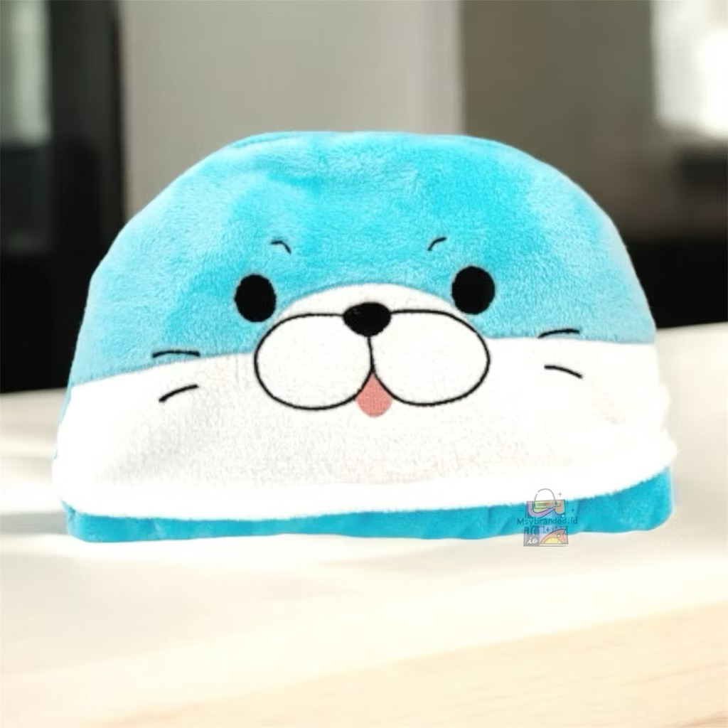 MINISO ANIMAL FACES BLANKET WITH HOODIE SELIMUT LEMBUT