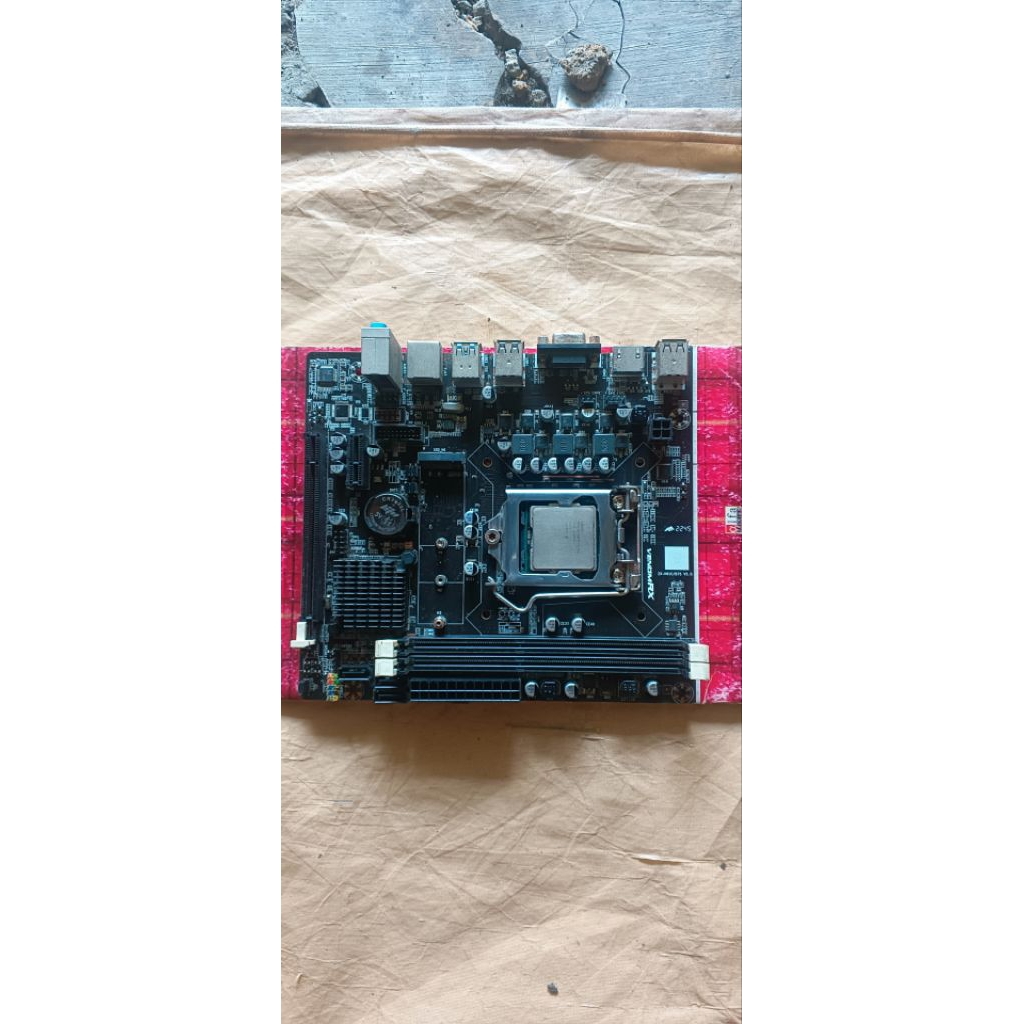 Mobo venomrx h61 + prosesor Intel core i5 2500 gen 2 bekas