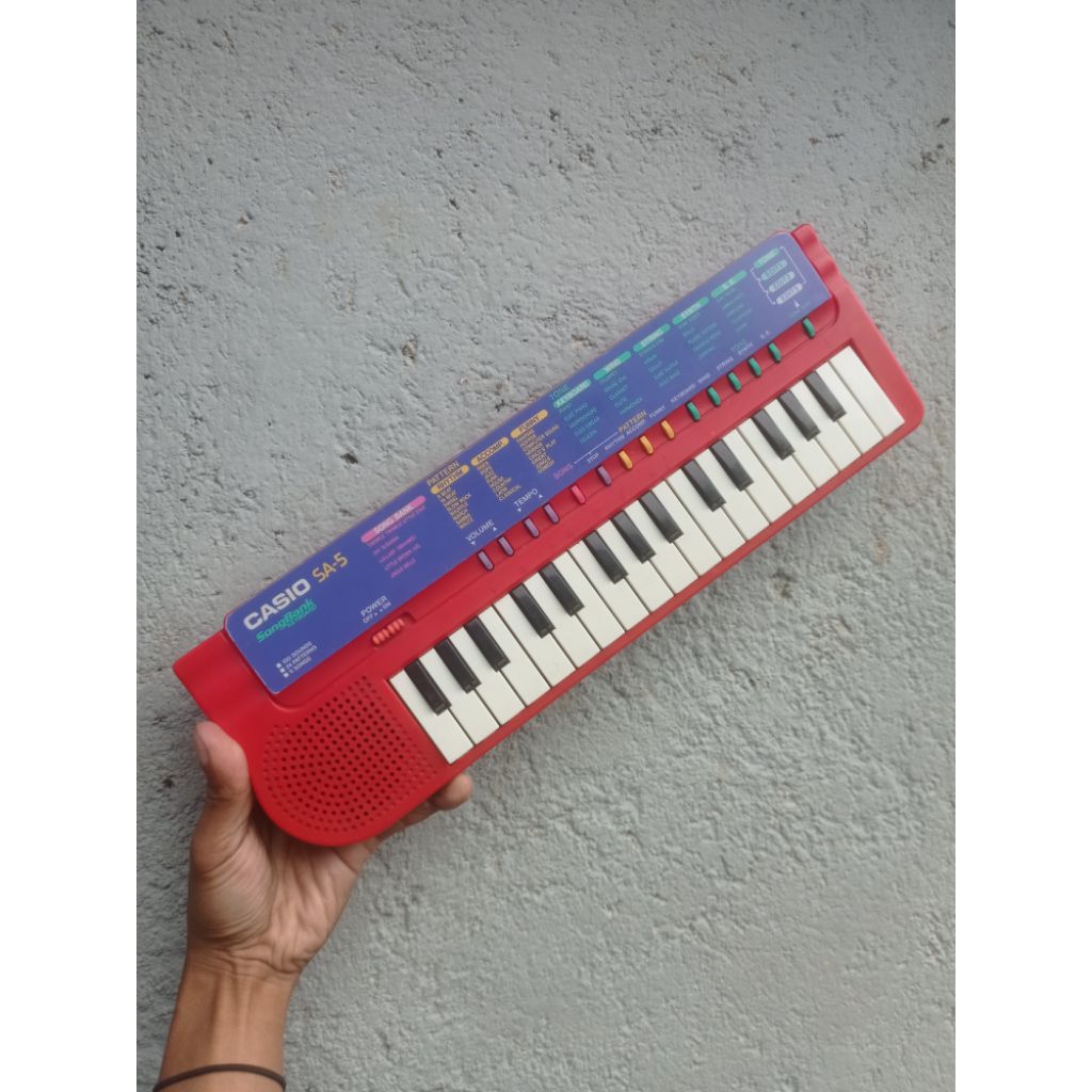 keyboard jadul casio sa-5