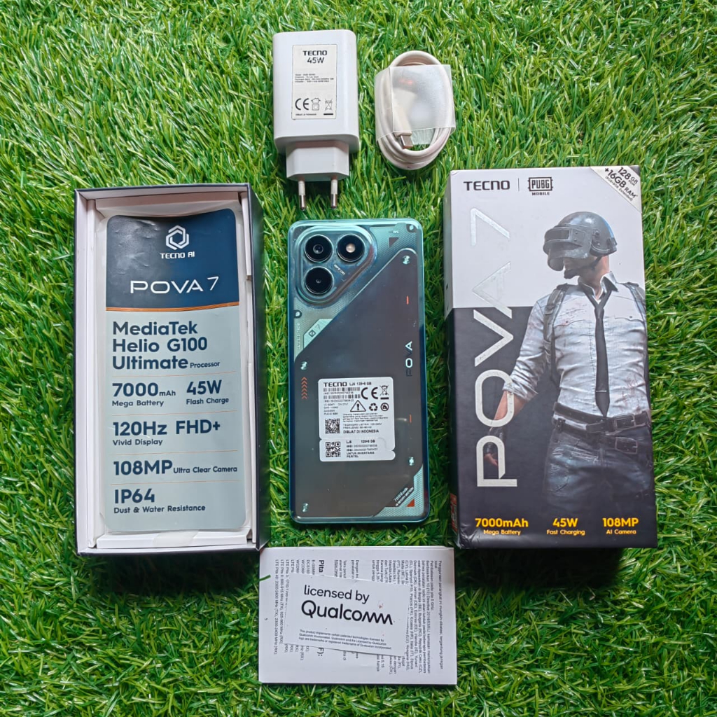 TECNO POVA 7 4G SECOND 8/128 GB HP SECOND HP SEKEN HP BEKAS HP MURAH