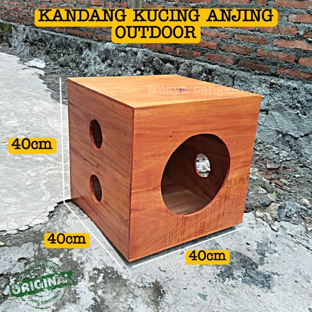 Kandang rumah kucing Anjing outdoor kotak persegi rumah hewan