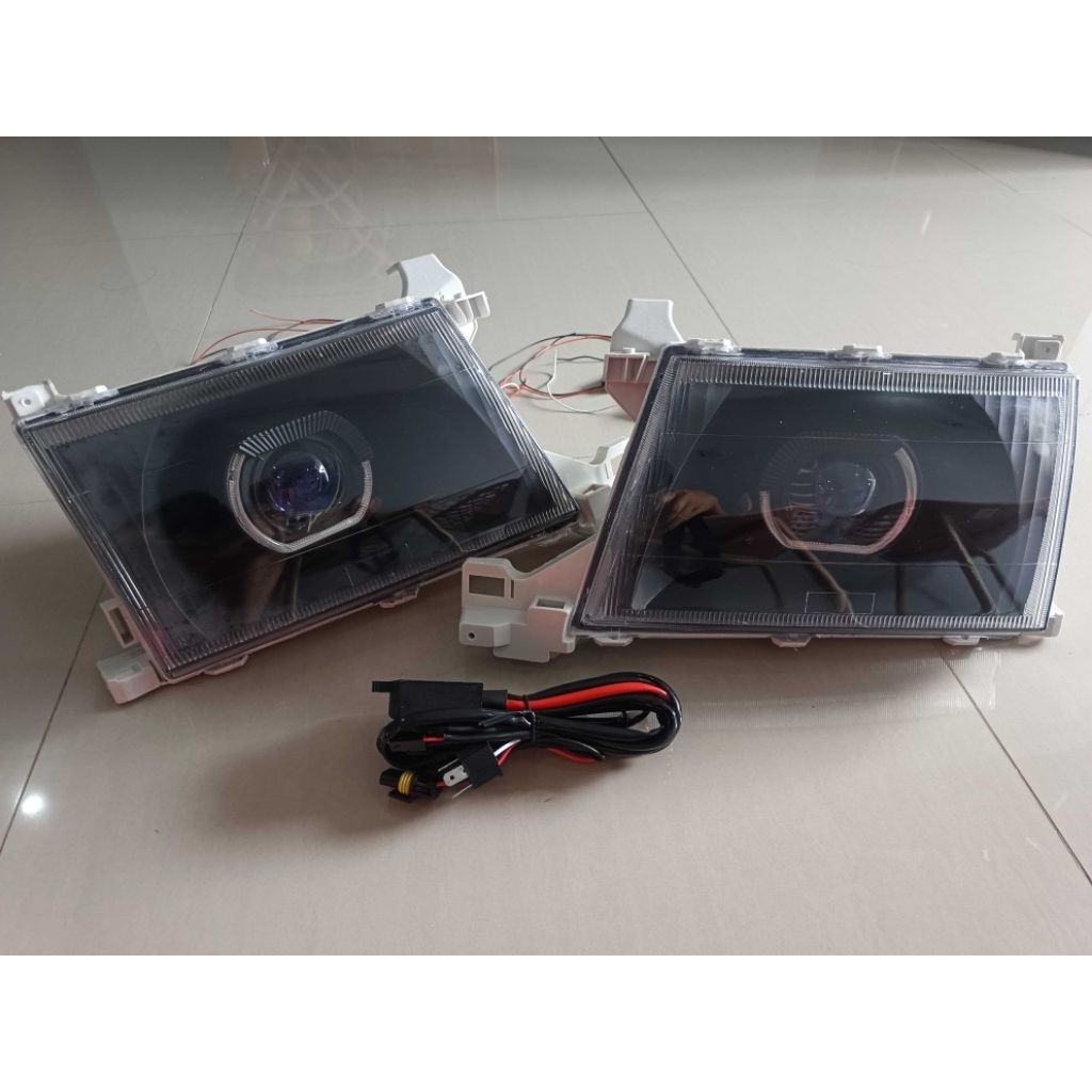 Headlamp Lampu Utama Kijang Kapsul 2000-2002 custom biled