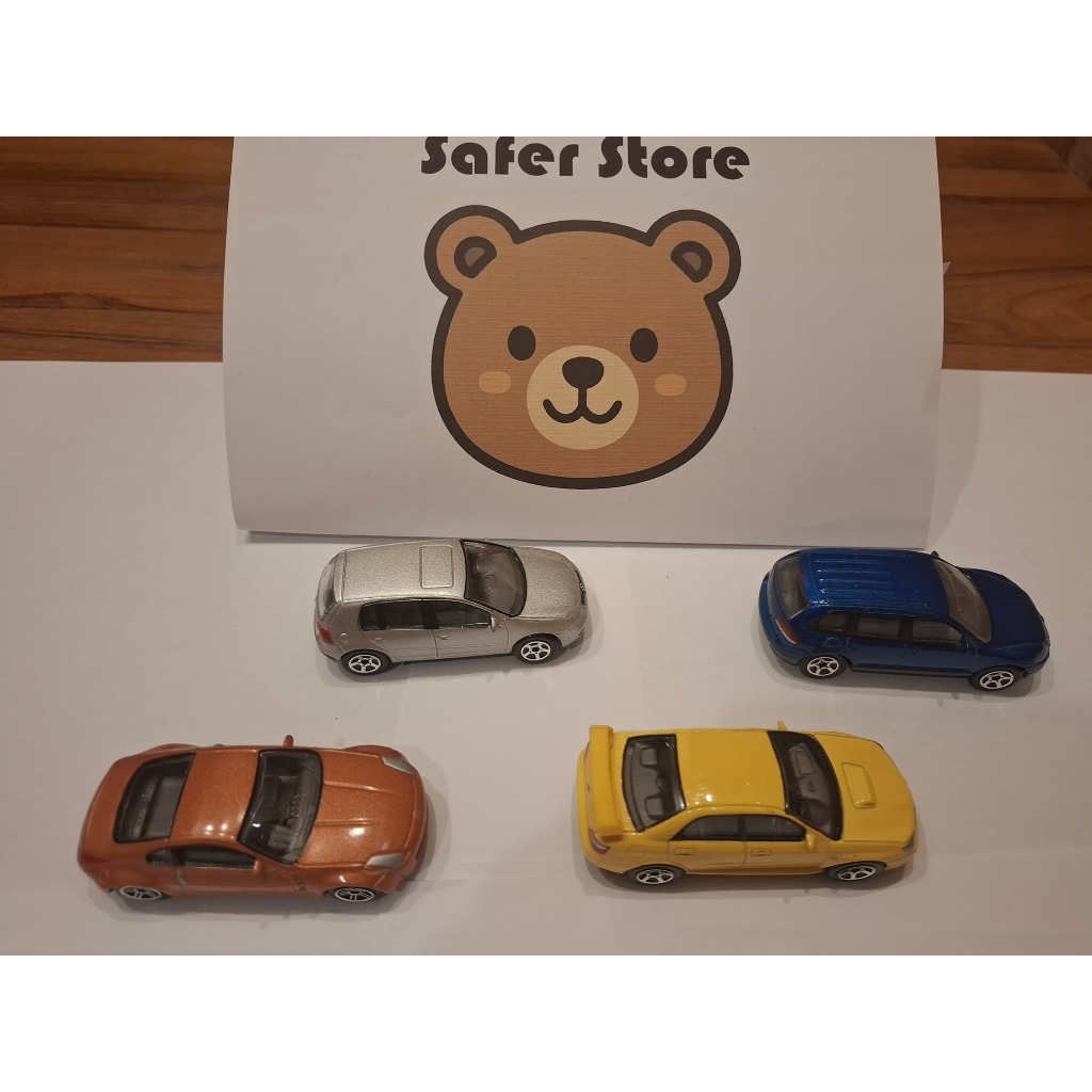 Realtoy Bundle Nissan Fairlady Z, VW Golf, Subaru Impreza WRX, VW Touareg