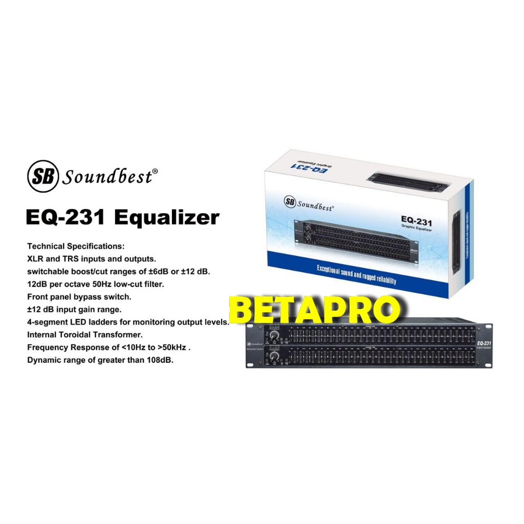 Equaliser Soundbest EQ 231 /EQ231 Original