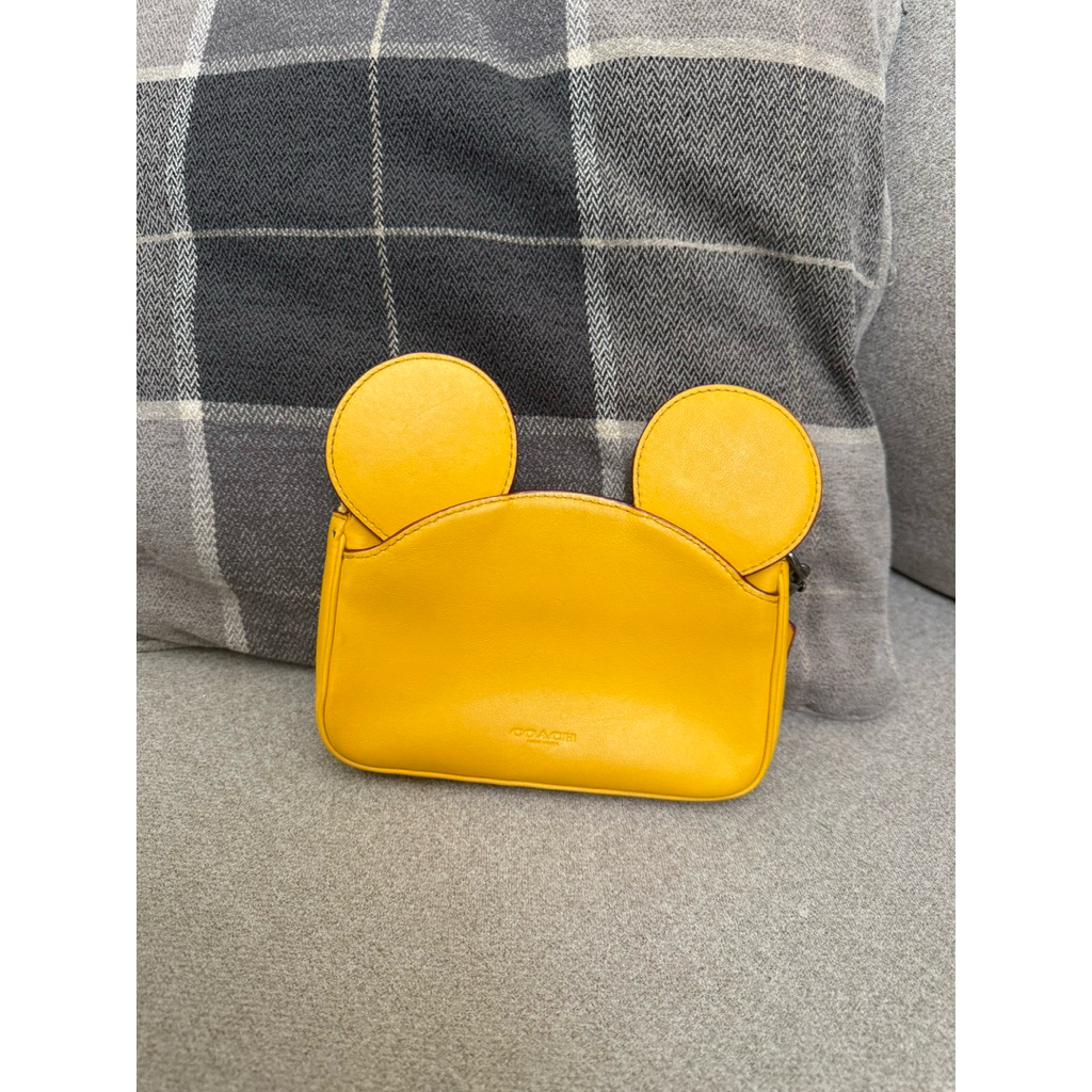 Coach Mickey Ears Wrislet Clutch ORIGINAL 100% PL