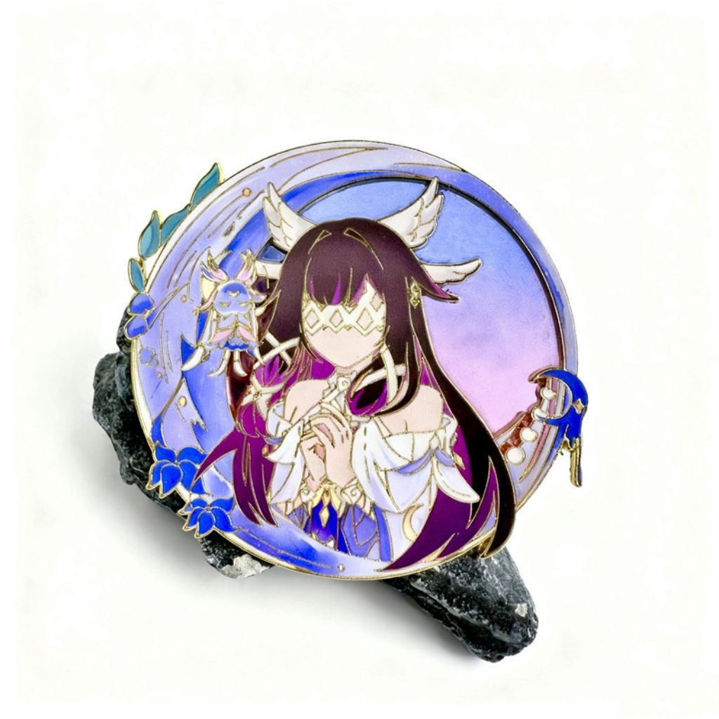 Pin Enamel Badge Genshin Impact Columbina