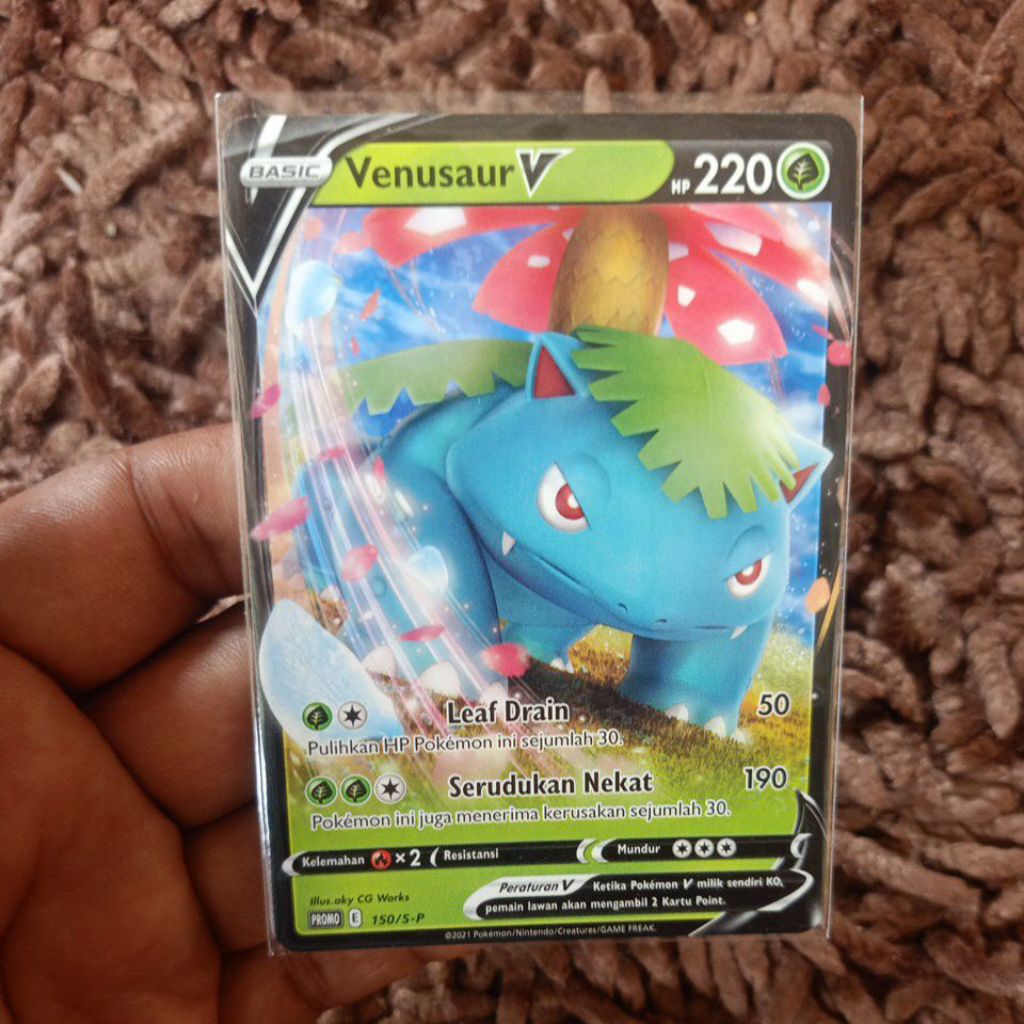 Kartu Pokemon VenusaurV