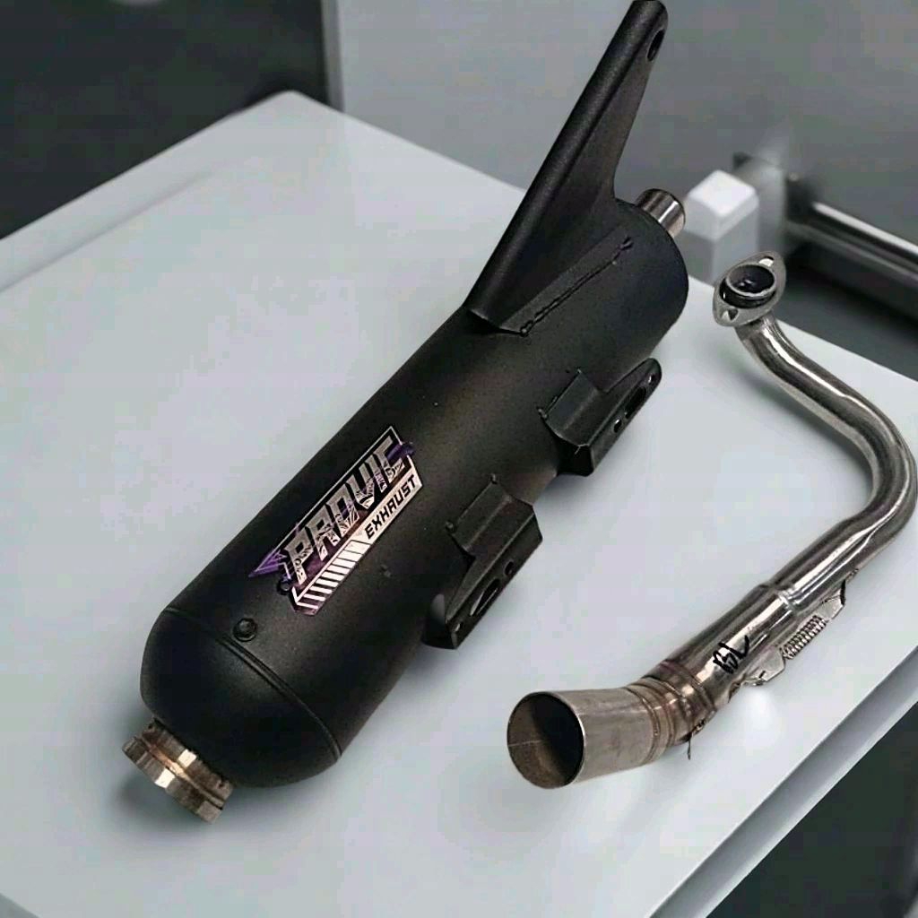 Knalpot Standar Racing Vario - Vario karbu 110 Vario Techno 110 Vario 110 fi black coating