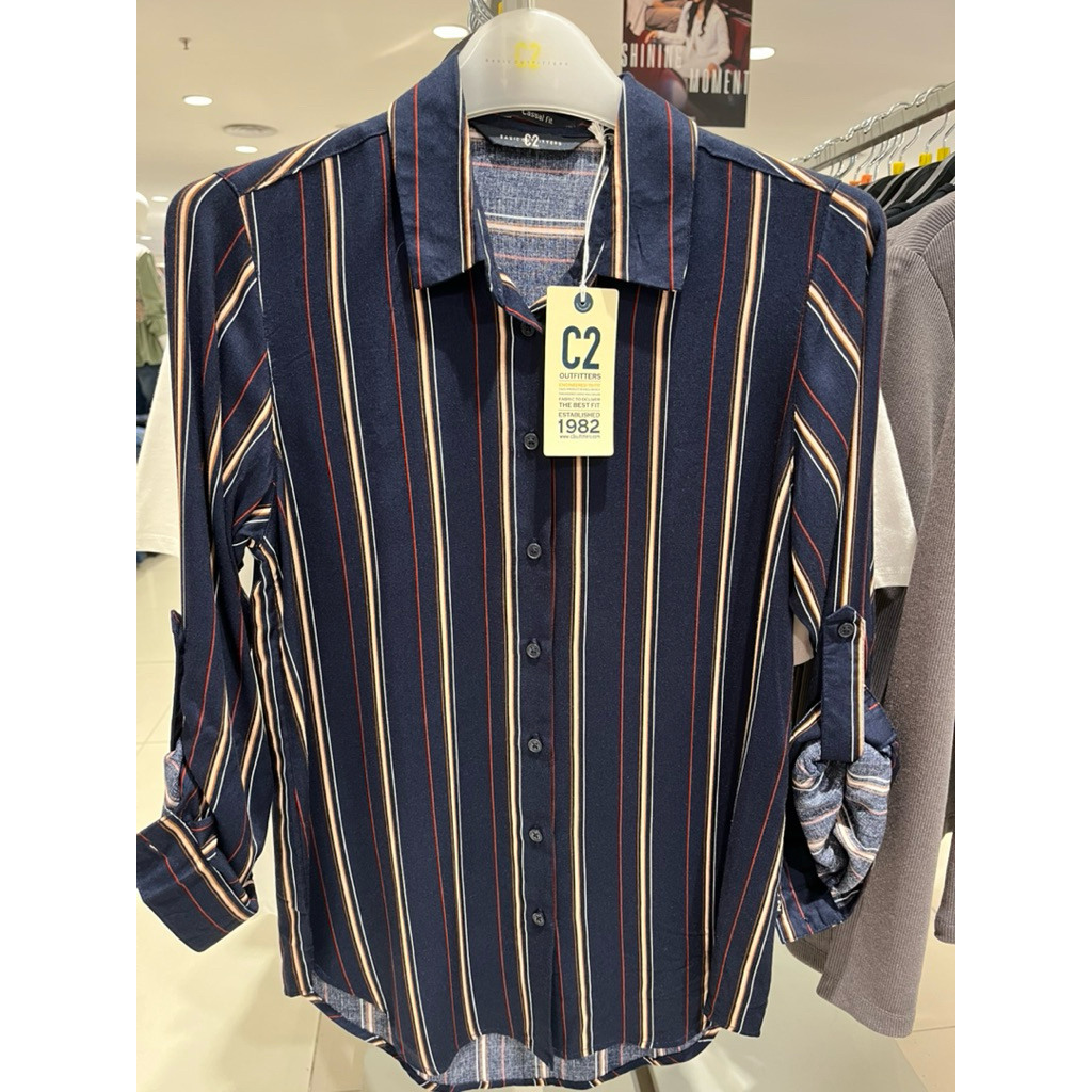 KEMEJA GARIS C2 NEW ART ORIGINAL MATAHARI