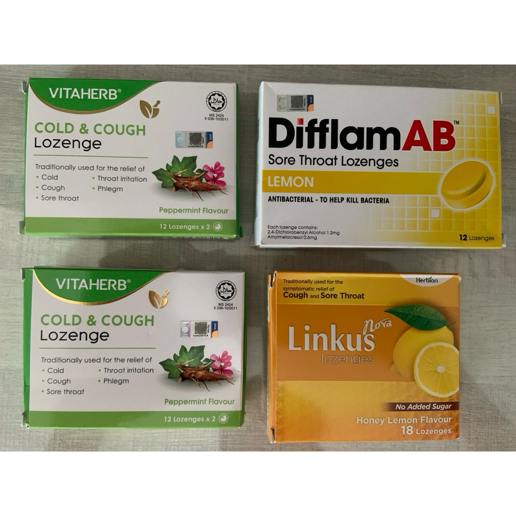 Vitaherb Lozenge, Diflam Lozenges, Linkus Lozenges