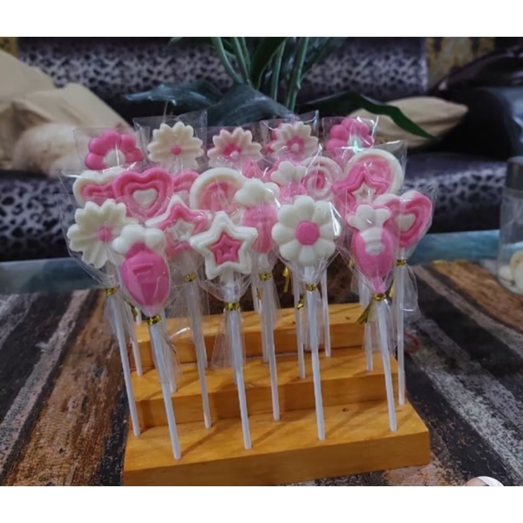 rak tempat permen lolipop / rak tempat permen sunduk / rak stand permen lolipop / tempat permen loli