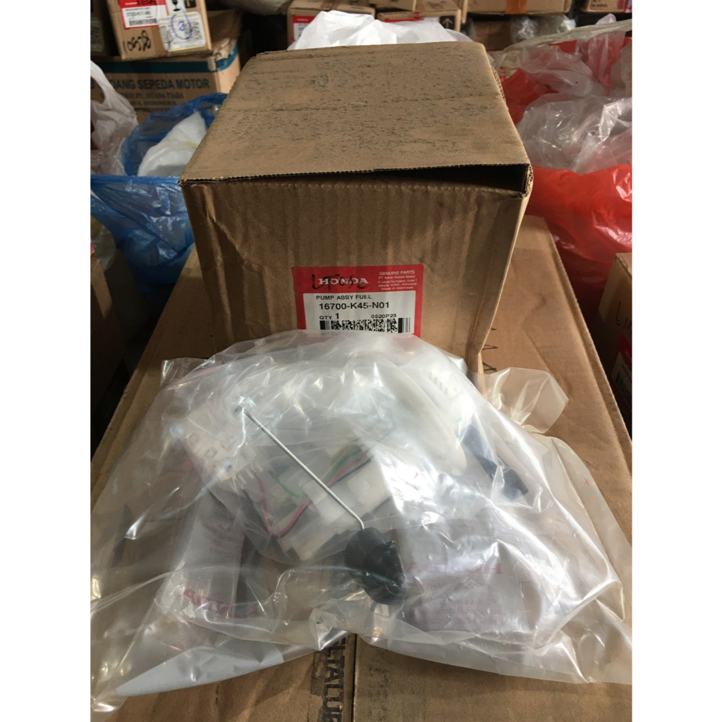 FUEL PUMP ASSY / POMPA BENSIN / SARINGAN ROTAK / DINAMO FUEL PUMP MOTOR AHM HGP HONDA 16700-K45-N01 