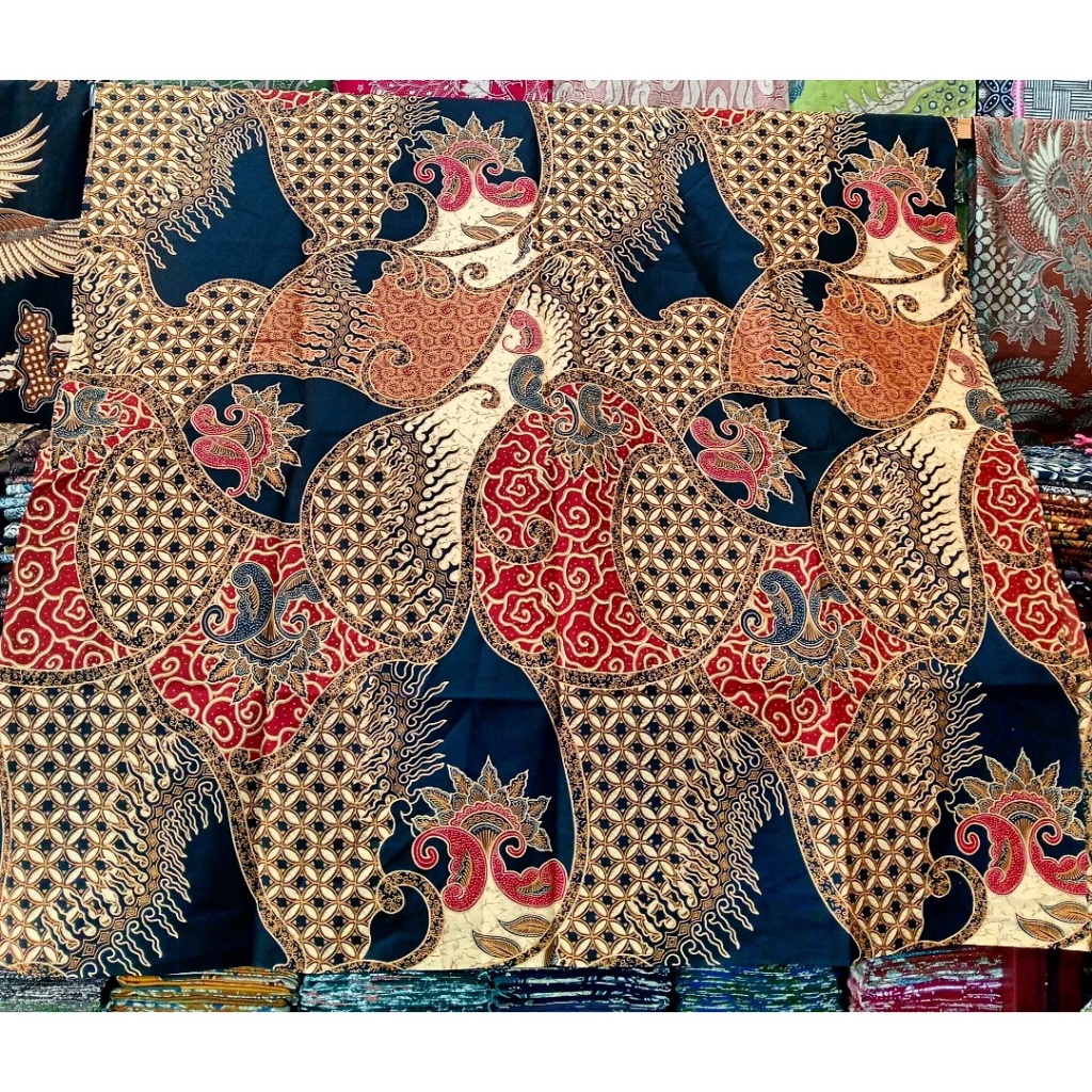 Kain Batik Cabut Solo Premium Motif Ayam