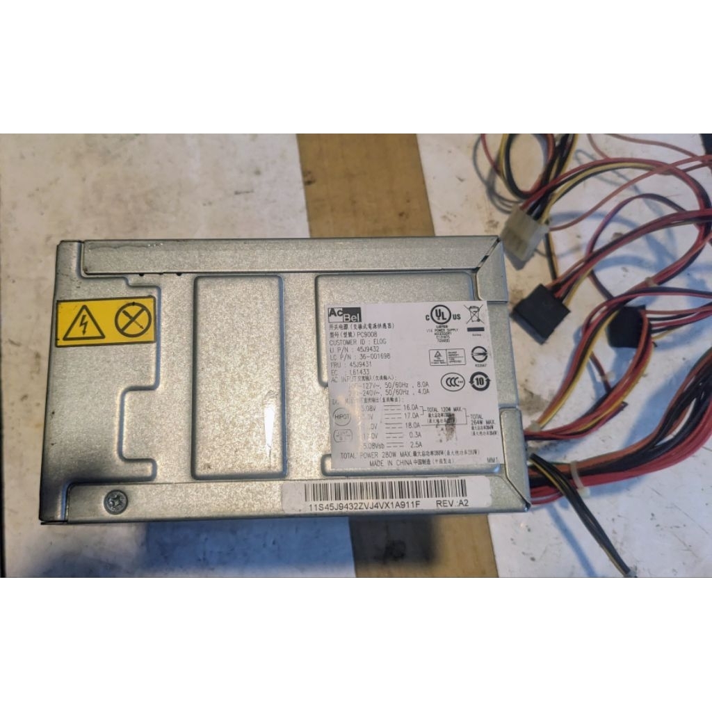 psu built up acbel 280watt