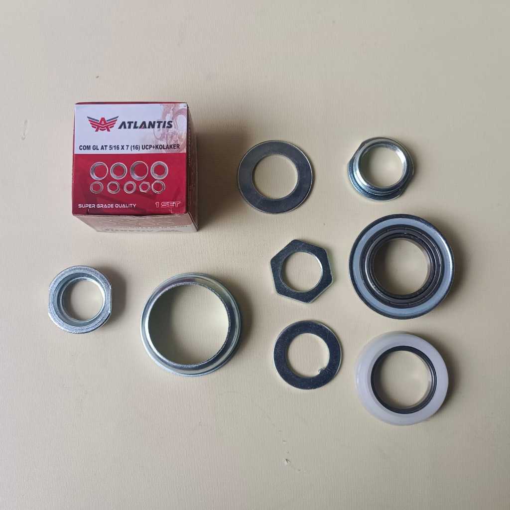 Kom Gir Atlantis BB Cup Bearing untuk Sepeda 12-18 Inch – Tahan Lama & Halus