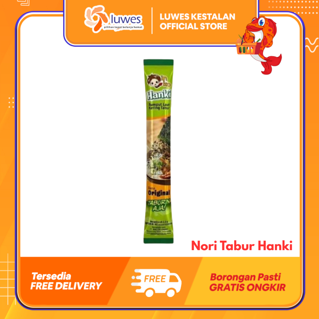 Inko Hanki Rumput Laut Kering Tabur Original 9gr | Rumput Laut Tabur Hanki | Nori Tabur Original