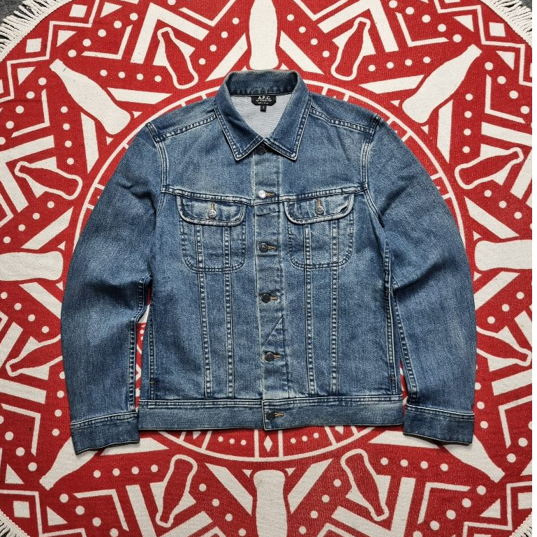 A.P.C. APC Jeans denim Jacket washed indigo